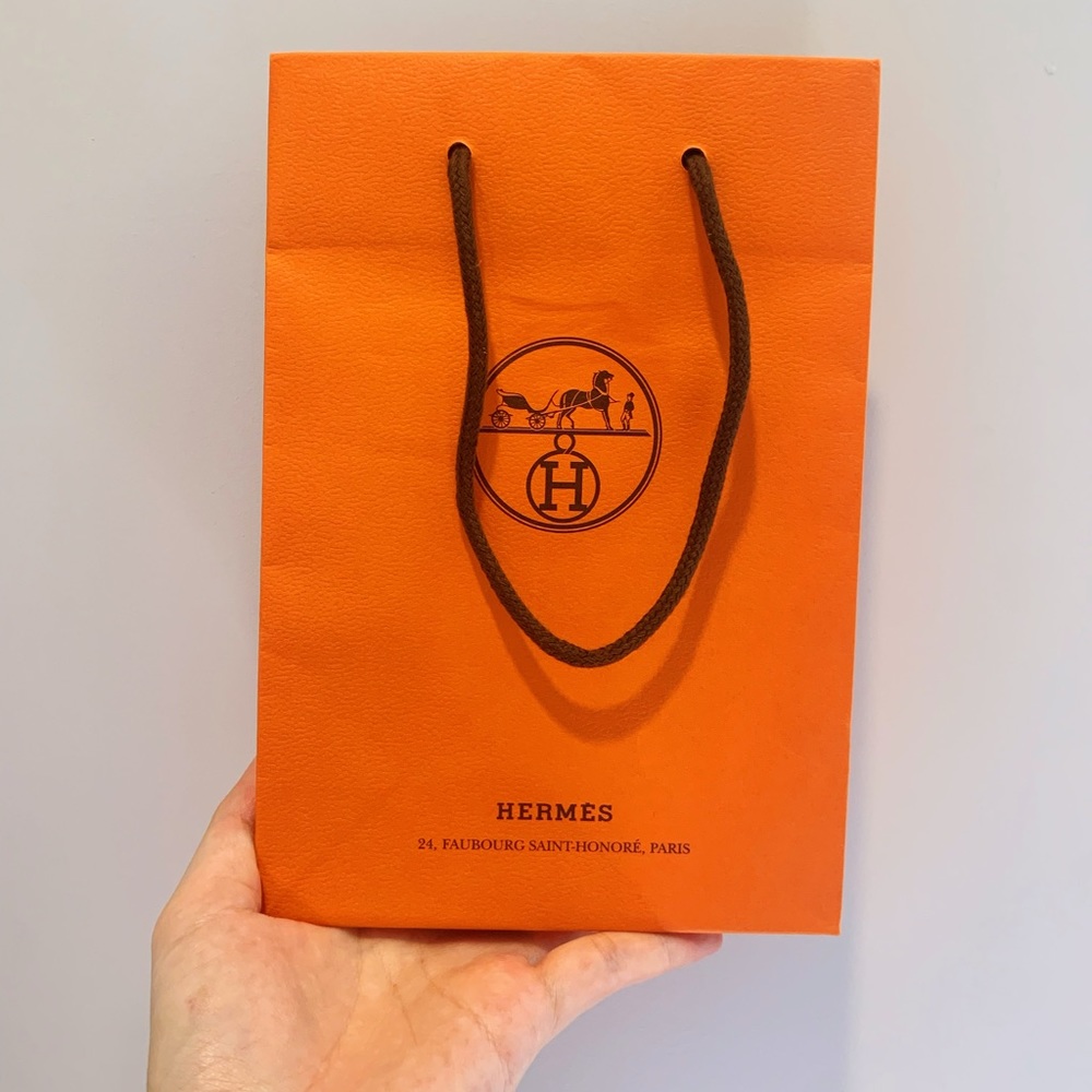 Hermes paper shopping bag